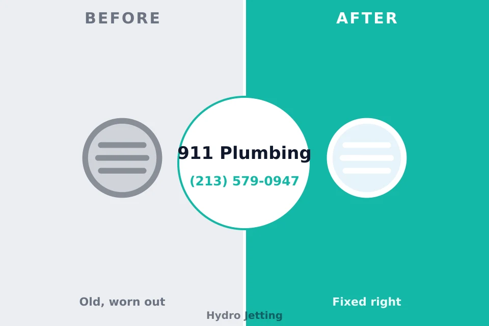 Before and after: plumbing repair Winona, TX